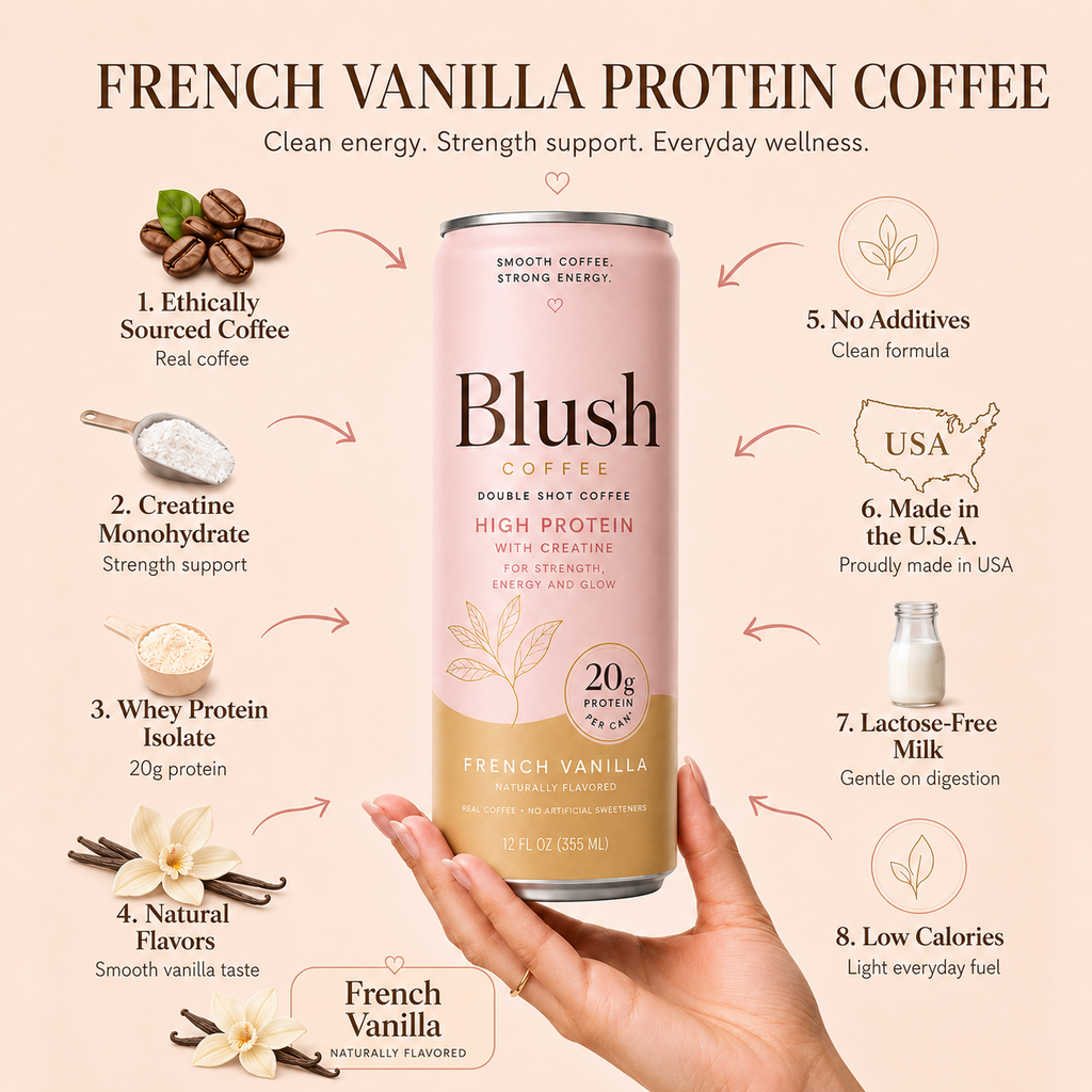 High Protein Coffee French Vanilla